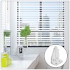 PREMJCROY 20 Pcs Blind Hold Down Brackets Plastic Blind Rail