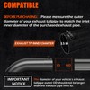 LCGP Turn Down Exhaust Tip 5" Inlet,5" Inside Diameter Inlet,
