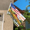 Abucaky Rural Sunflowers Cardinal Birds Flag 3x5 Ft Independence Day
