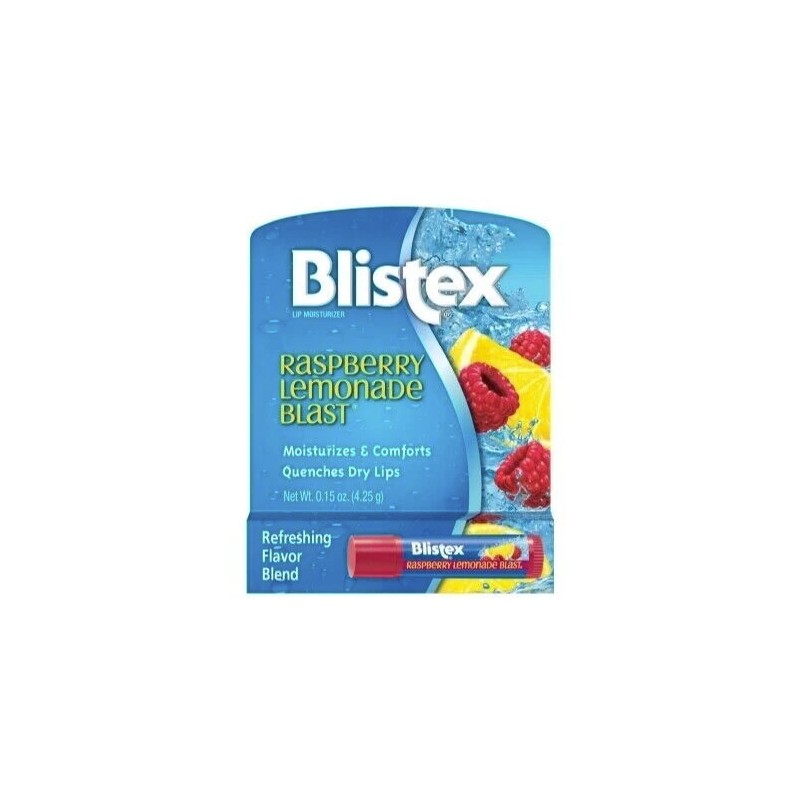 PACK OF 6 Blistex, Lip Moisturizer, Raspberry Lemonade Blast, 15