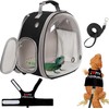 Bearded Dragon Carrier Backpack with Security Printing Harness Set, Reptile