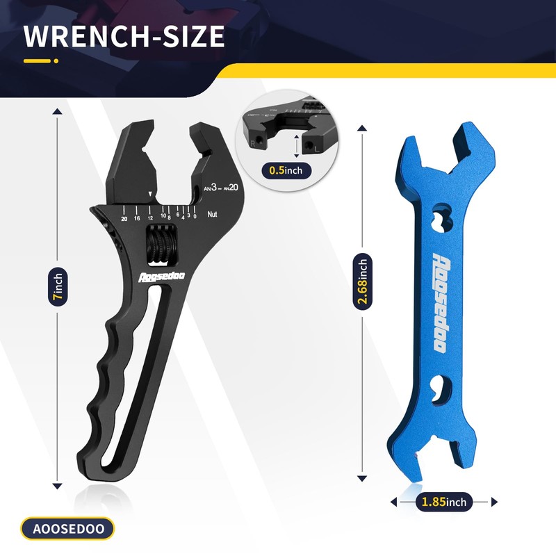 AOOSEDOO 3AN-20AN AN Fitting Wrench AN Fitting Tool for AN