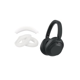 WUNIAK Silicone Case Cover for Sony ULT WEAR WH-ULT900N,Ear Caps Cover/Headband Cover for Sony ULT WEAR WH-ULT900N,Anti-Scratch Accessories Soft Silicone Protector.(White), WHULT900N