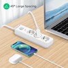 Aigostar 3-Way Power Strip with Switch, Multiple Socket with Child