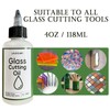 youkzuan Glass Cutting Oil with Precision Application Top, 4 Ounces