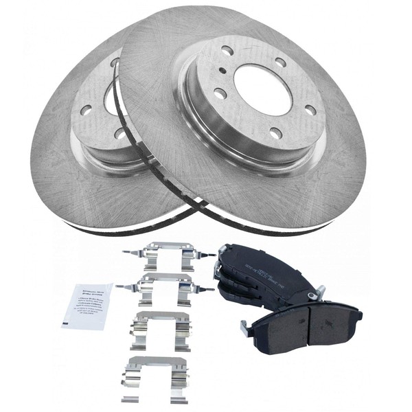 TRQ Front Brake Pad & Rotor Kit Brake Pads Brake