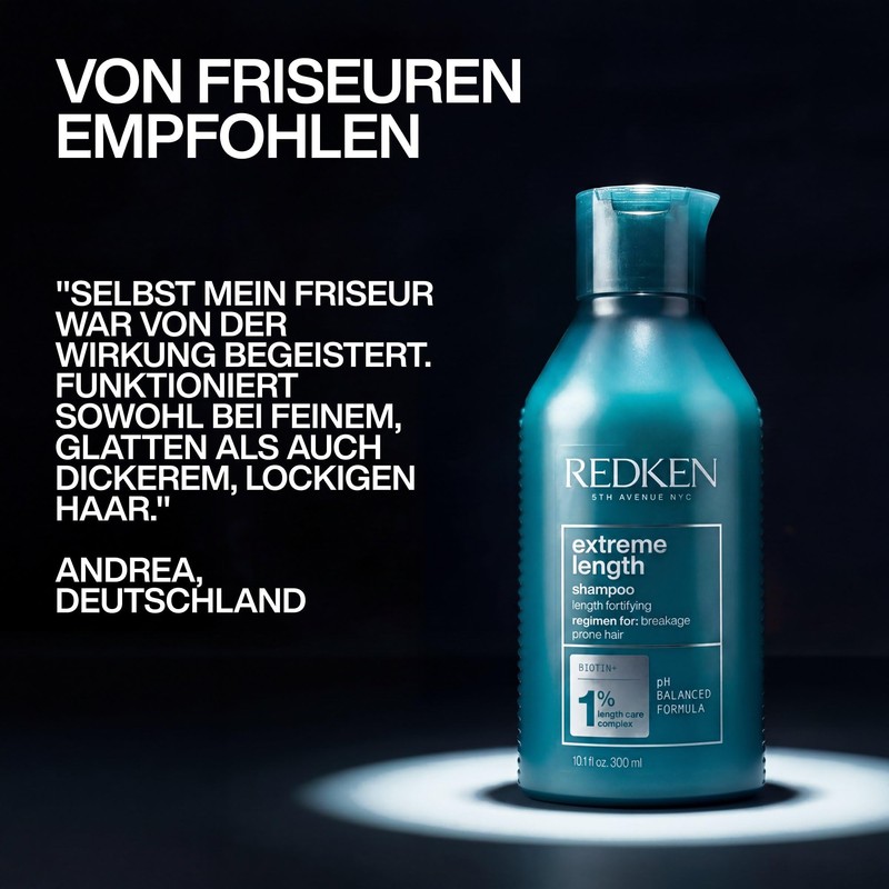 Redken Extreme Length Shampoo: Hair Growth Shampoo with Biotin