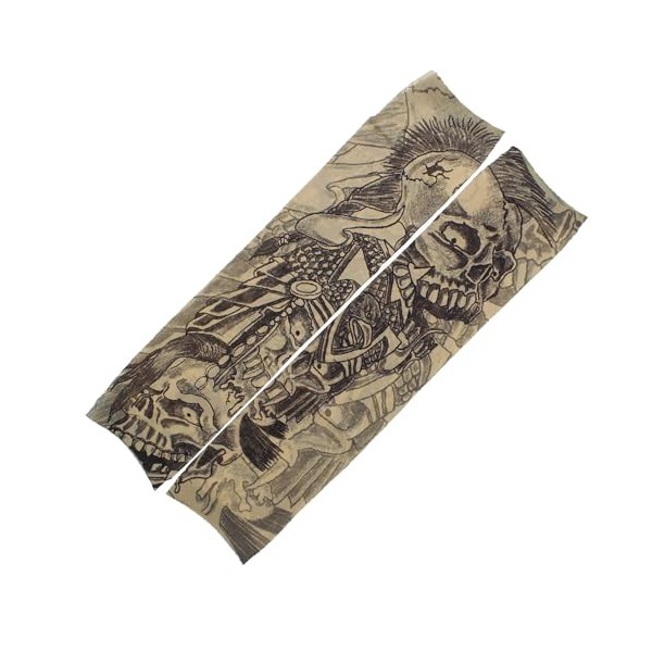 Slip on Temporary Tattoo Sleeve - Trio of Rock &