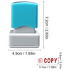 WAFJAMF Copy Stamp–Pre-Inked Office Stamp Copy Self Inking Rubber Stamp