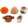 Kit Ofrenda Día de Muertos 5 Velas Artesanales – Velas