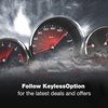 KeylessOption Keyless Entry Car Remote Flip Ignition Key Fob for
