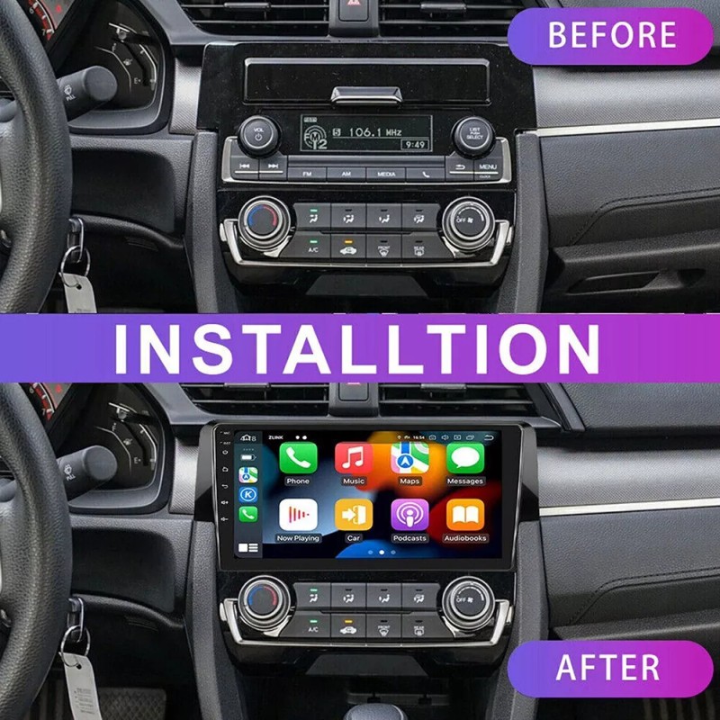 FOR HONDA CIVIC 2016-2021 ANDROID 13 CAR STEREO RADIO GPS