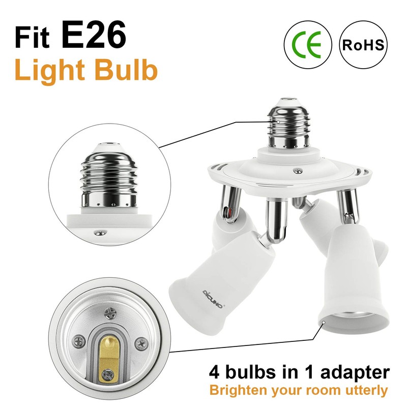 DiCuno 3 / 4 / 5 in 1 E27 Socket