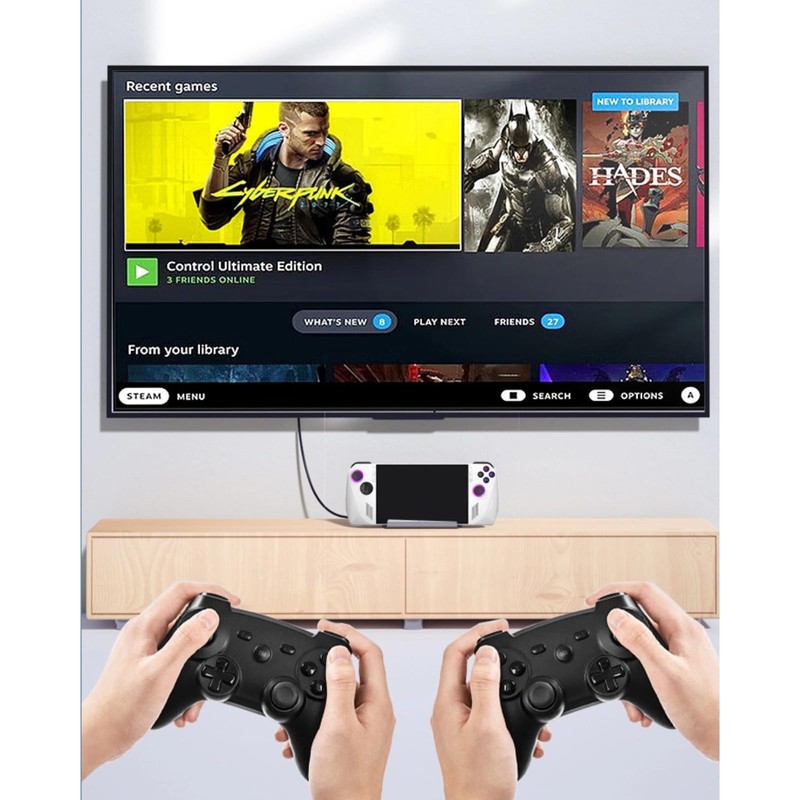 10 in 1 Docking Station with Dual Cooling Fan, 4K