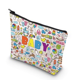 New Mom Cosmetic Bag Pregnancy Announcement Fertility Makeup Bag Pregnancy Reveal Mom to Be Gift First Time Mom (Baby)