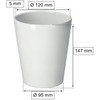 KOTARBAU® Ceramic Flower Pot Planter for Orchids Height 150 mm