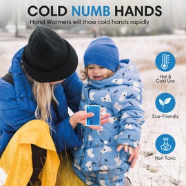 Wremedies for Easier Living Reusable Hand Warmers Gel Click & Heat for Cold Hands Pack of 4 Heat Pads Pocket Warmers Instant Heat Arthritis Aid No Electric Required