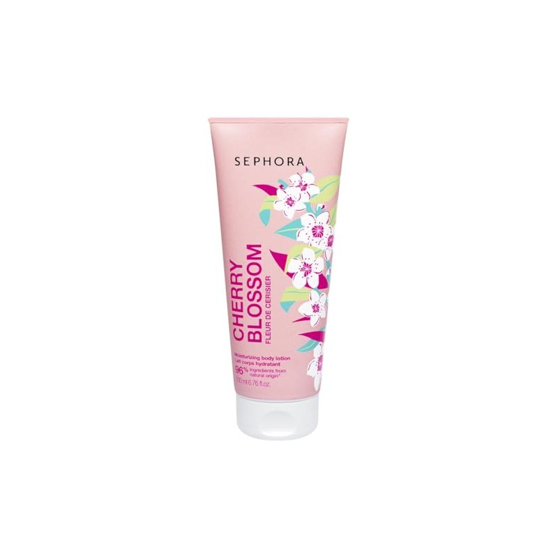 SEPHORA Moisturising Body Lotion Cherry Blossom, 200 ml, 96% Ingredients