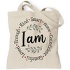Gifts for Kids Tote Bag, I Am Kind Library Bag