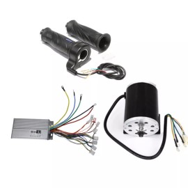 Unbranded 1800W 48V Brushless Motor Controller Throttle Grips for Bicycle ATV Scooter Bike