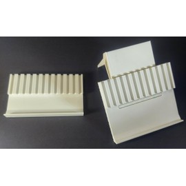 Pair of Honey Straw Filling Machine Extra Holder - Holds 12 Straws at once for Sealing - One with Built-in Stop and one for Freehand