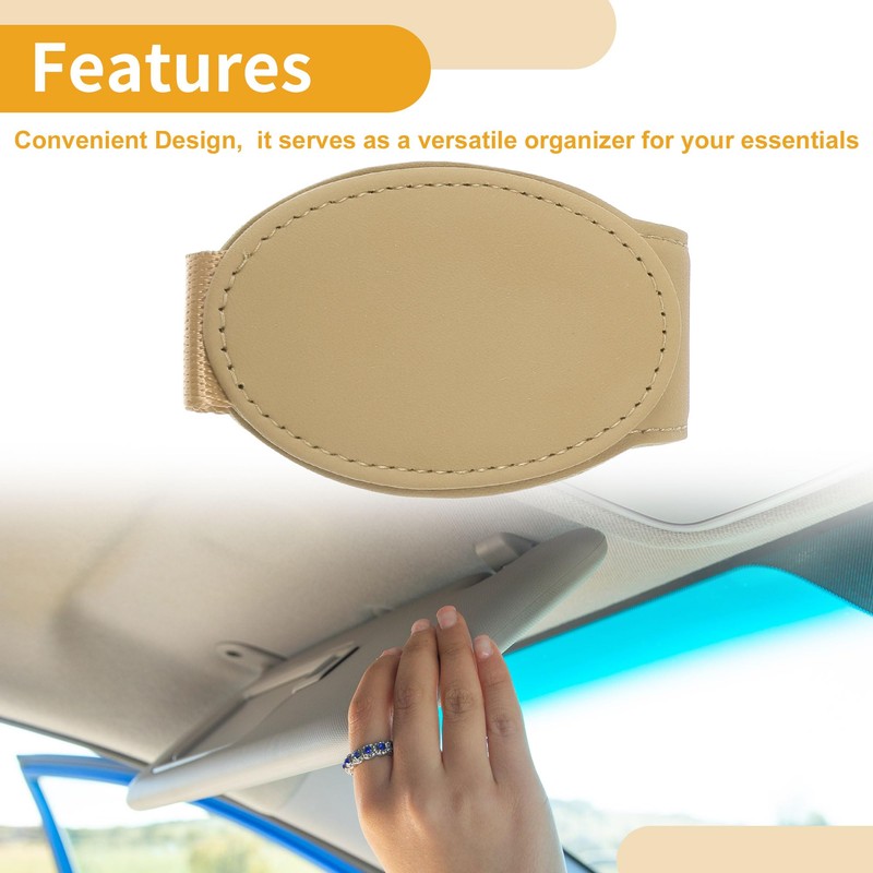 HEROFFIX Car Sunglasses Clip Magnetic Universal Sun Visor Eyeglasses Holder