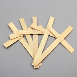 Mini Palm Crosses – Pack of 10 Handmade Dried Palm Leaf Crosses for Palm Sunday, Religious Events, Church Services, Catholic Schools, and Spiritual Keepsakes