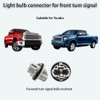 2 PCS Front Turn Signal Light Bulb Plug Socket, 90075-60060