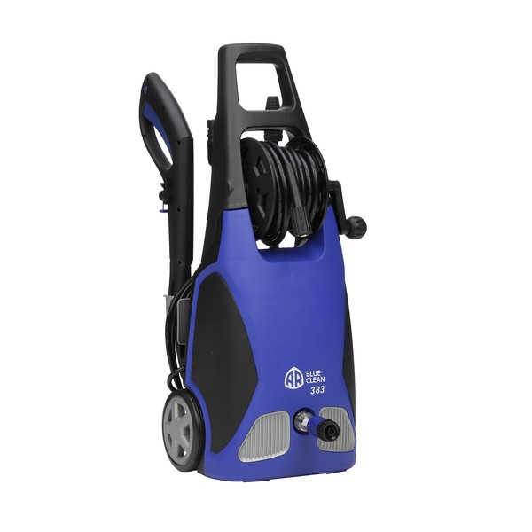AR Blue Clean AR383 Electric Pressure Washer-1900 PSI, 1.51 GPM, 14 Amps Bayonet Connect Accessories, On Board Storage, Portable Pressure Washer, High Pressure, Car Washer, Siding, Driveways, Patio