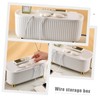 LABRIMP Home Cable Management Box with Lid Durable Storage Bin