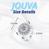 JOUVA 18K Gold Plated Solid 925 Sterling Silver Anxiety fidget