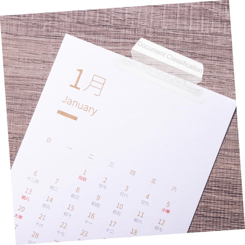 Operitacx Lightweight File Folder Tabs 100pcs Document T Index Dividers