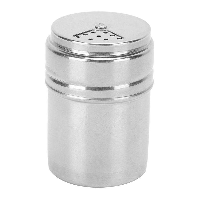 5PCS Seasoning Bottle Stainless Steel Spice Shaker with Rotating Cover