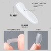 Nail Tips (5) Ultra Short, Long Teardrop Shape, Ultra Thin,