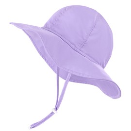 HECCEI Baby Sun Hat DryShade, UPF 50+ Toddler Sun Protection Adjustable & Breathable Swim Hat, Summer Essential for Beach, Pool & Outdoor Purple