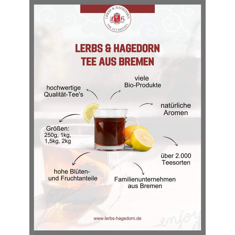 Lerbs & Hagedorn, China Tea Lychee Tea Pleasant, Light Sweet