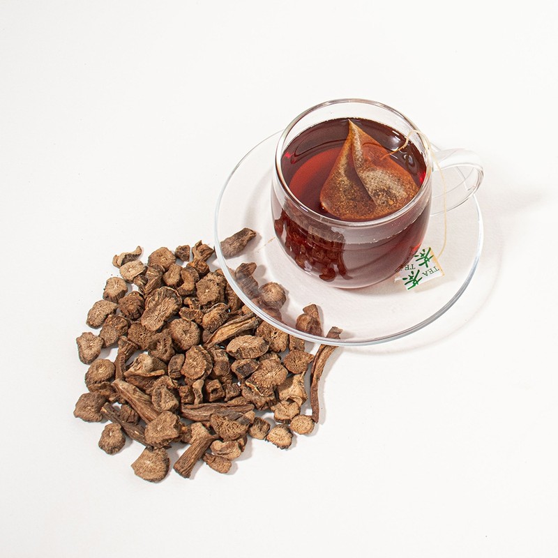 Roasted burdock tea bags, 50 pieces, biodegradable tea bags (PLA)