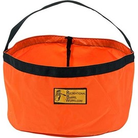 Recreational Barrel Works 60L Canoe Barrel Bucket Organizers, Orange
