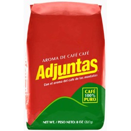 Adjuntas Ground Coffee, 100% Pure, Medium Roast, 8 Ounce (Pack of 1)
