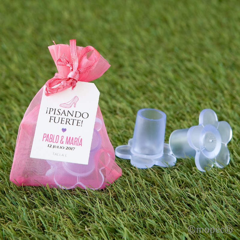 Heel Protectors, Transparent, in Bag, Women, Large