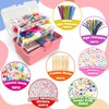 LINAYE 2500+PCS Arts and Crafts Supplies for Kids, DIY Craft