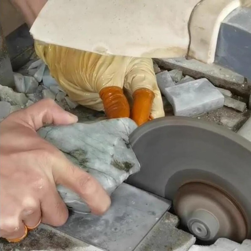 𝐉𝐔𝐍𝐋𝐈𝐗𝐍 5 Pcs Thin Lapidary Saw Blade, 6 inch Dia