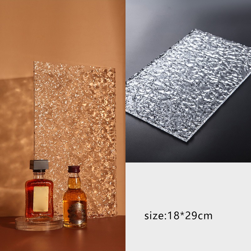 Geometric Photo Prop Acrylic Transparent Photography Background Prop for Product