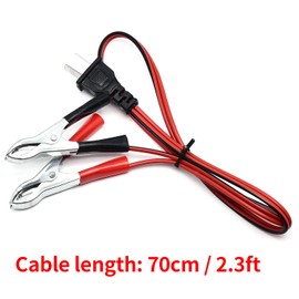 Surf turtle Generator Charging Cable Cord DC12V 2.3ft/70cm V-Type Charging Cable Wire for Yamaha ET950 Generator EU1000i - EU2000i - EU3000i