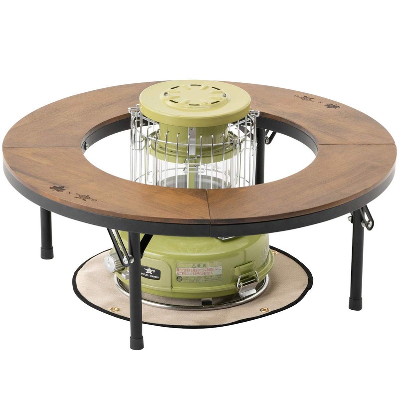 LOGOS 81064037 Stove Table, Fireproof Insulation Sheet, Beige, Approx. Diameter