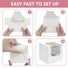 SUPERFA 24 Pack White Single Cupcake Boxes, Individual Cupcake Boxes