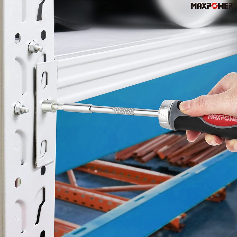 Ratchet Screwdriver, MAXPOWER Magnetic Ratchet Screwdriver and Bit Set with