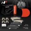 A-Premium Rear Ceramic Disc Brake Pads Set Compatible with Kia