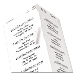 Avery 5162 Laser Labels, Mailing,1-1/3-Inch x4-Inch , 1400/BX, White