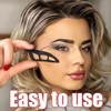 NHQZ Lidschatten Schablone, 5 Artikel Eyeshadow Applicator Tool, Wiederverwendbar Eyeshadow
